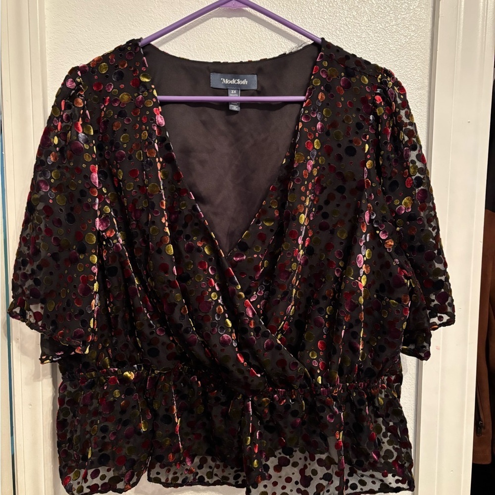 ModCloth blouse 3XL - Picture 3 of 9